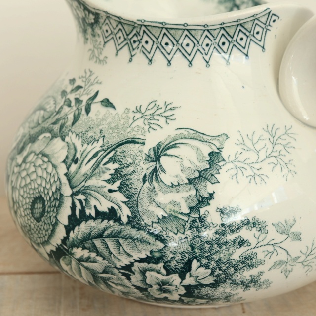 アンティーク ピシェ JARDINIERE フランス サンタマン製 SAINT AMAND