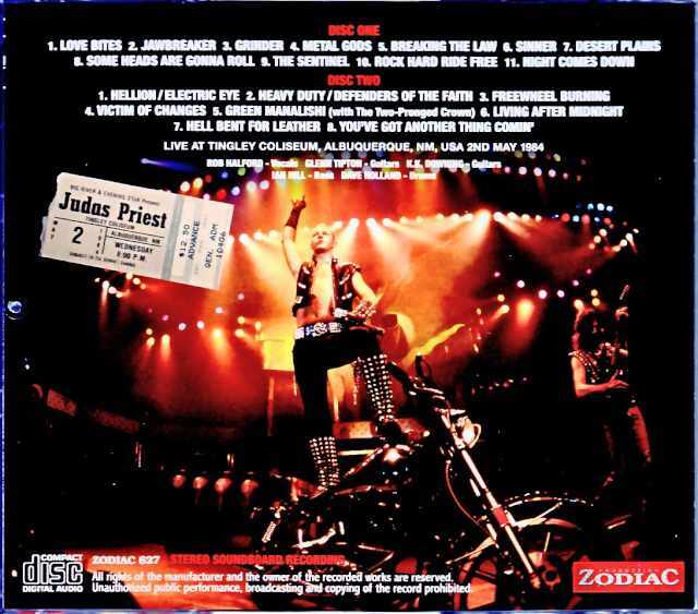 Judas Priest ジューダス・プリースト/NM,USA 1984 Soundboard Edition