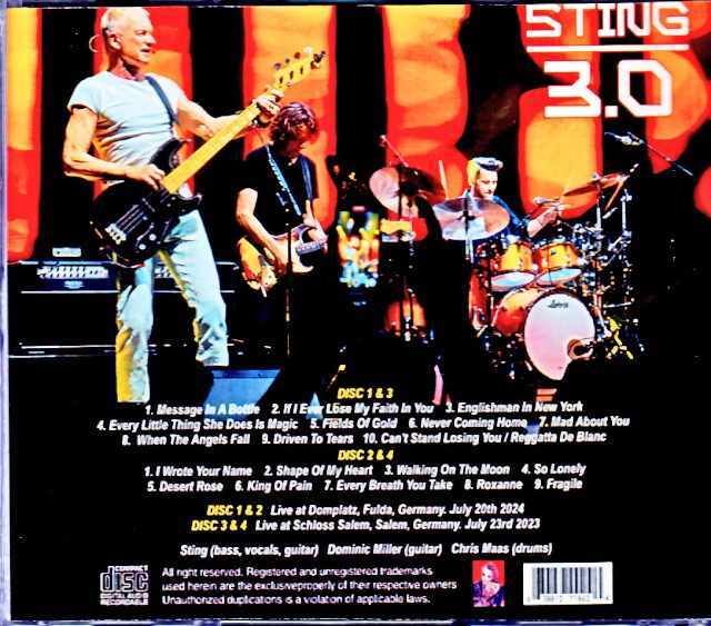 Sting 3.0 スティング/Germany 2024 2Days Complete