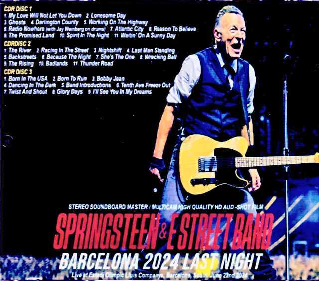 Bruce Springsteen ブルース・スプリングスティーン/Spain 2024 Complete