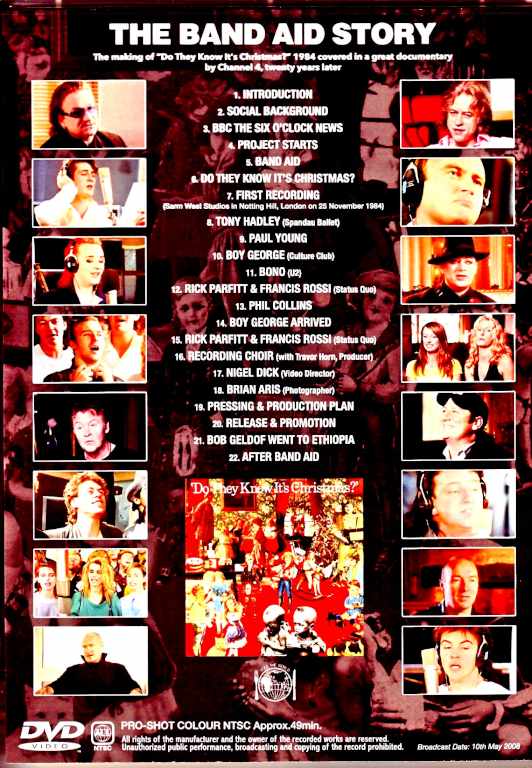 Various Artists Live Aid/ライブ・エイド Making of Do They Know