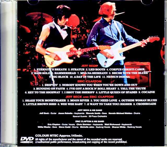 Eric Clapton Jeff Beck エリック・クラプトン ジェフ・ベック/NY,USA
