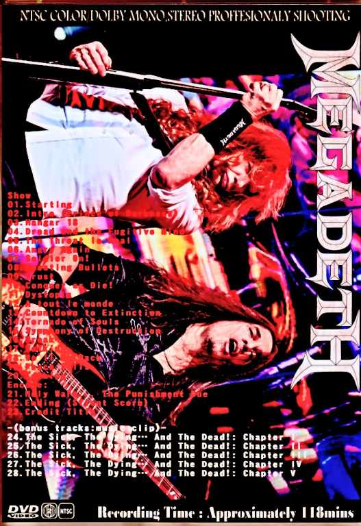 Megadeth メガデス/Tokyo,Japan 2023 Complete