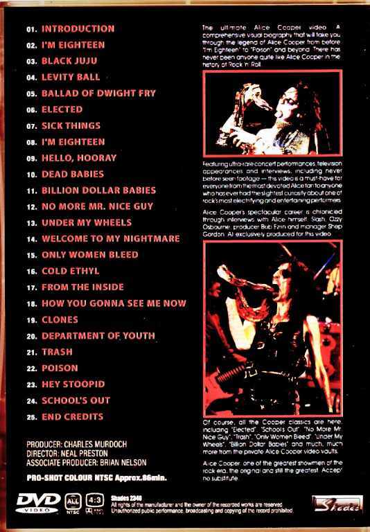 Alice Cooper アリス・クーパー/Prim Cuts Alice Cooper Story