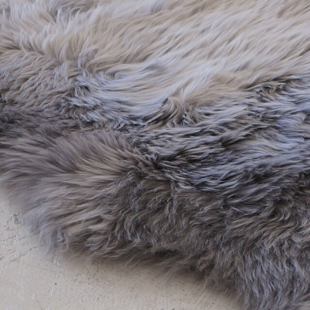 洗えるムートン ラグ 1.5匹サイズ 長毛タイプ ニュージーランド産 60x120cm