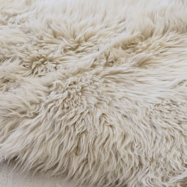洗えるムートン ラグ 1.5匹サイズ 長毛タイプ ニュージーランド産 60x120cm