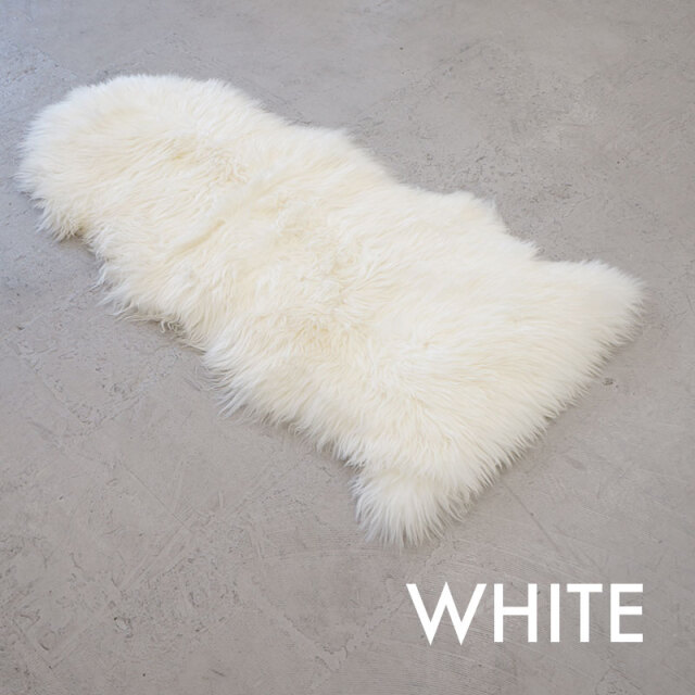 洗えるムートン ラグ 1.5匹サイズ 長毛タイプ ニュージーランド産 60x120cm