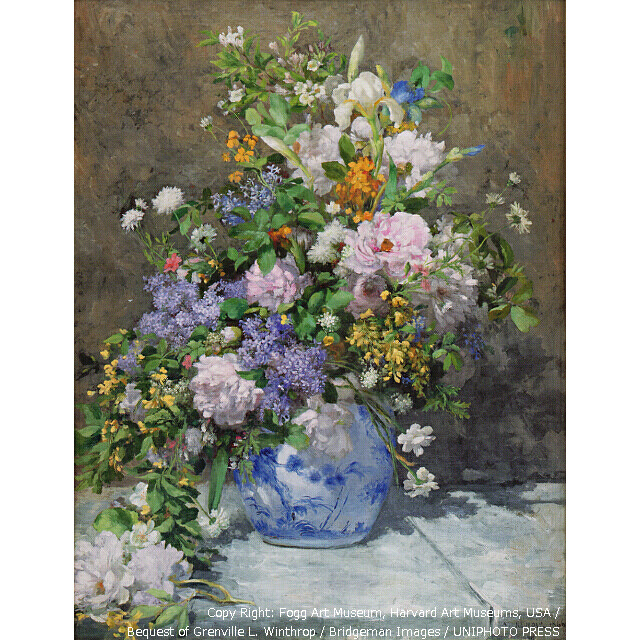 ルノワール 「春の花束」彩美版 複製画 美術館承認｜絵画販売