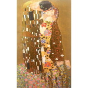 クリムト 複製画「接吻(Kiss)」ジクレ・シルクスクリーン｜絵画販売