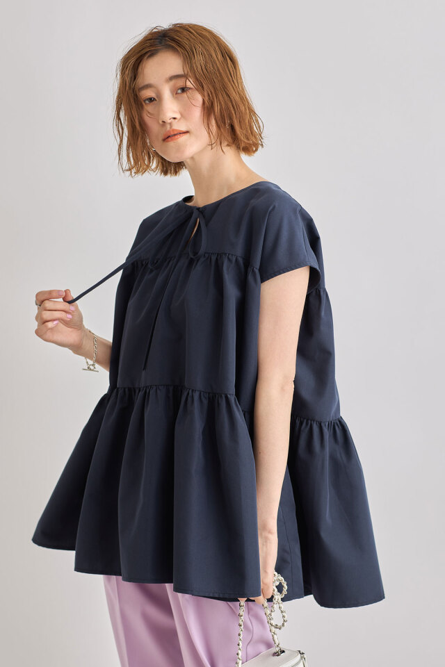 ティアードブラウス