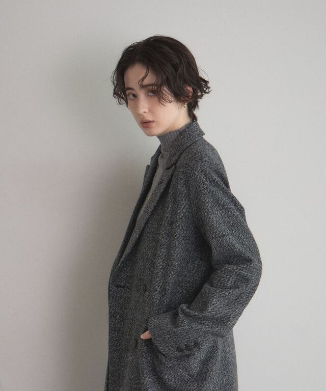 オフィシャルサイト限定】ツイードチェスターコート