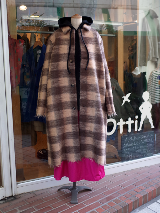 SOFIE D'HOORE CAY レディース モヘアタータンチェックウールコート