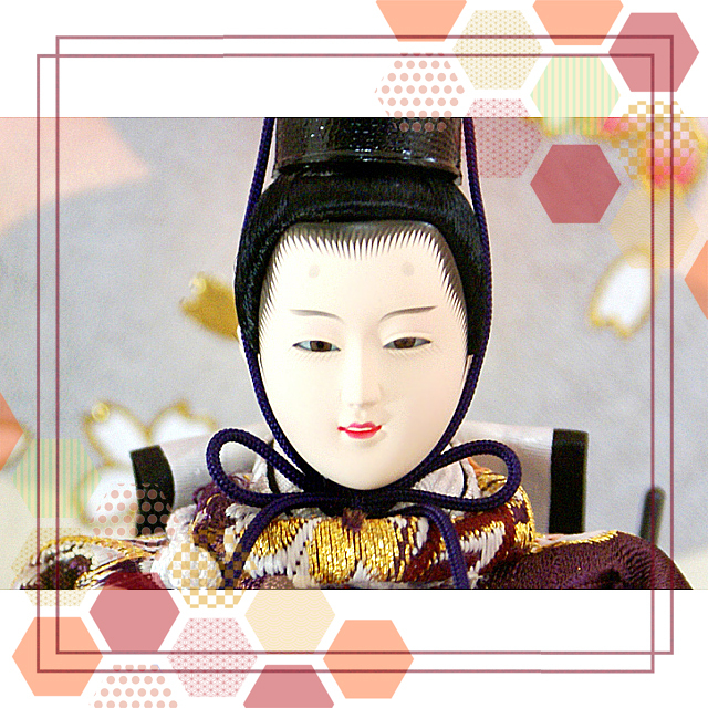 桜雅,雛人形,親王二人,ハートケース飾り,madoka,33246,ひな人形