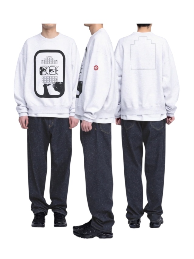 C.E / CAVEMPT MD 00-38 CREW NECK GREY 通販 商品ページ octavia