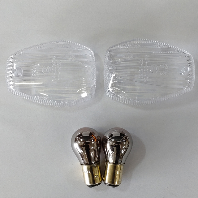 ホンダスカッシュ AB11 ウインカーレンズ【クリアー】 ライブディオ AF34/AF35 ZX クリア テール ウインカー レンズ 3点