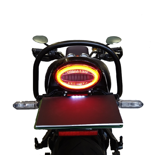 GWラスト特価！カワサキZ900RS Z900RSCAFE テールランプ LED カワサキ Z900RS/CAFE LEDリングポジションテールランプ クリア アーキ