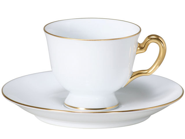 ゴールドライン（リムシェープ） デミタスカップ＆ソーサー
