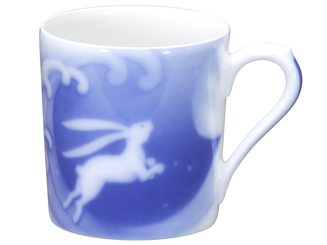 直営店限定＞うさぎと波 マグ ＜レンジ対応＞