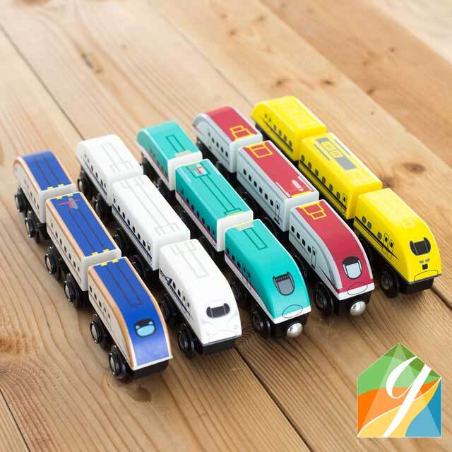 モクトレイン ドクターイエロー・はやぶさ・こまち・のぞみ・かがやき