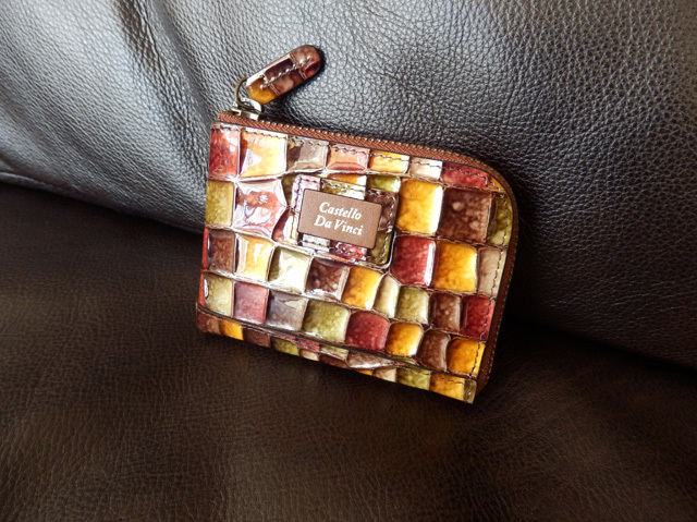 Castello Da Vinci -カステロダヴィンチ Mosaic Croco / L Side Zip