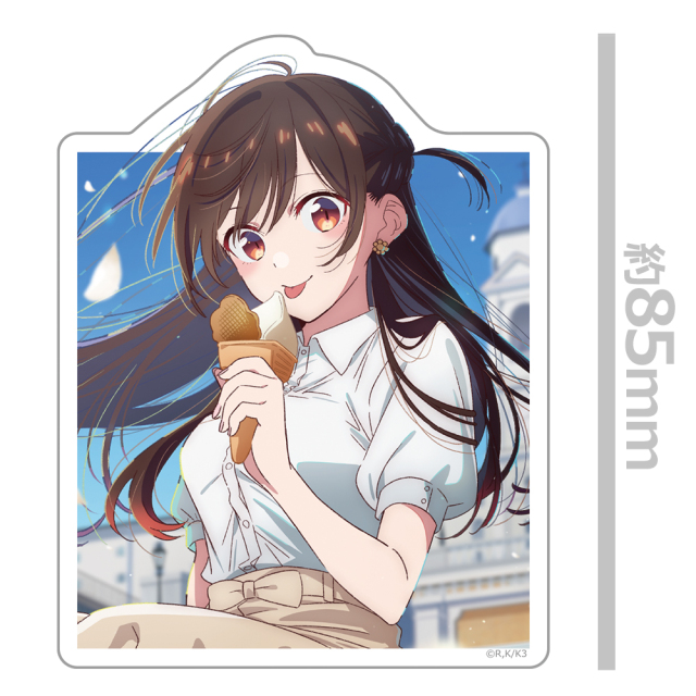 彼女、お借りします ダイカットステッカー 水原千鶴