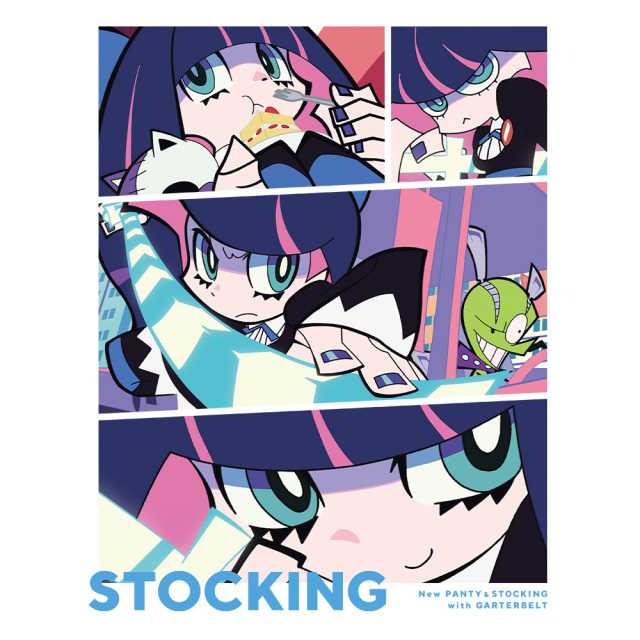 New PANTY & STOCKING with GARTERBELT Tシャツ ストッキング XLサイズ