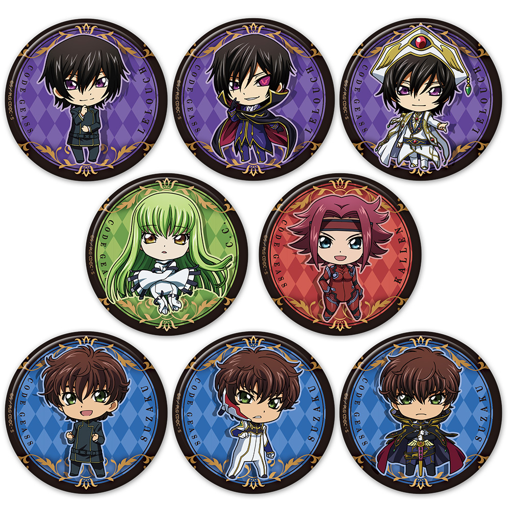 コードギアス 反逆のルルーシュ トレーディング缶バッジ（BOX）