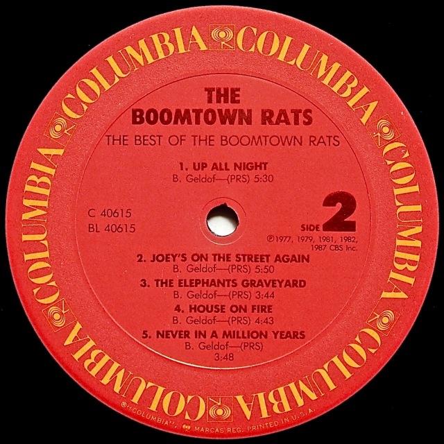 THE BOOMTOWN RATS / Greatest Hits
