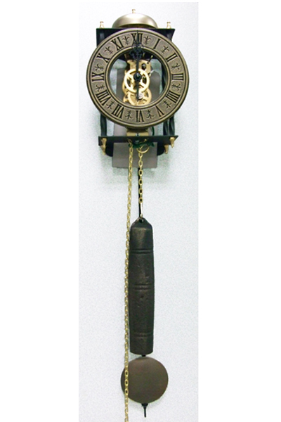 アンティーク調振り子掛け時計、スケルトンタイプの人気のアンティーク