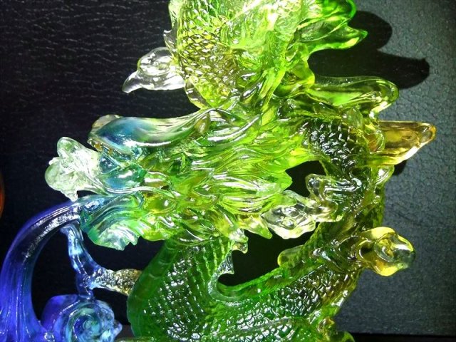 tittot クリスタル 置き物 Tittot 琉園工房 クリスタル置物 猿 ガラス