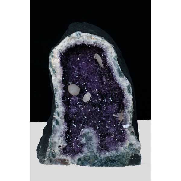 76.3Kg ブラジル産 ファントムカルサイトアメジストドーム同梱不可