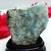 ヒマラヤ水晶 トルマリンルチル入り 六角柱[t627-6362]