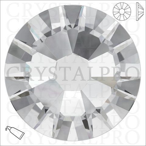 スワロフスキー/ラインストーン/#2058 XILION Rose/クリスタル/ss7/10