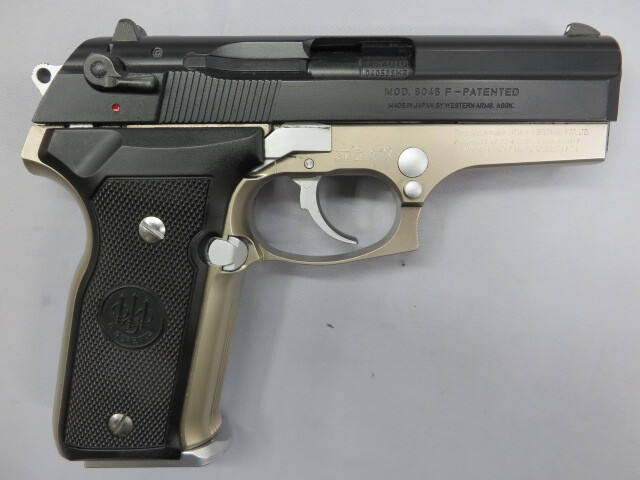 ウエスタンアームズ】ベレッタM8045クーガーF INOX スライドカスタム