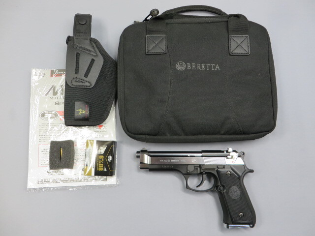 東京マルイ】 M92F スライドシルバー/ベレッタガンケース・ホルスター