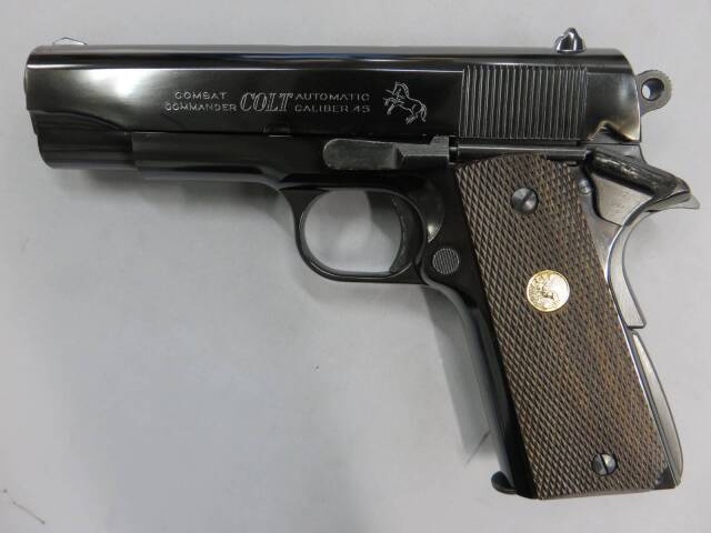 マルシン】 コルト コンバットコマンダー Wディープブラック モデルガン