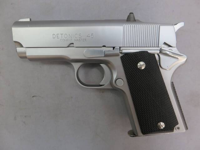 MGC DETONICS45 モデルガン シルバー MGC】 デトニクス.45 コンバット