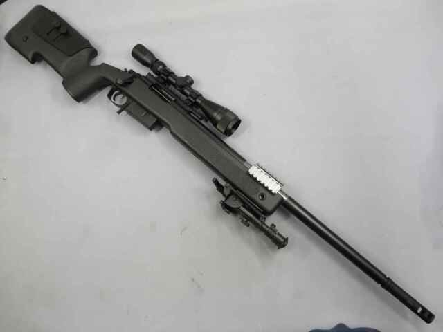 東京マルイ】M40A5 ブラック / スコープ・バイポッド アメリカ海兵隊