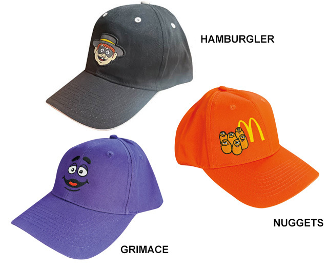 McDonaldos マクドナルド ハンバーグラー ナゲット グリマース CAP