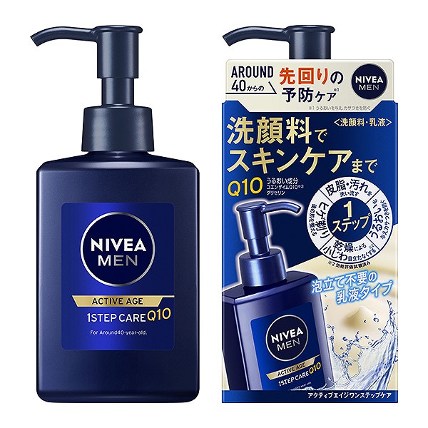 花王 ニベアメン アクティブエイジ ワンステップケア 本体 150ml 花王
