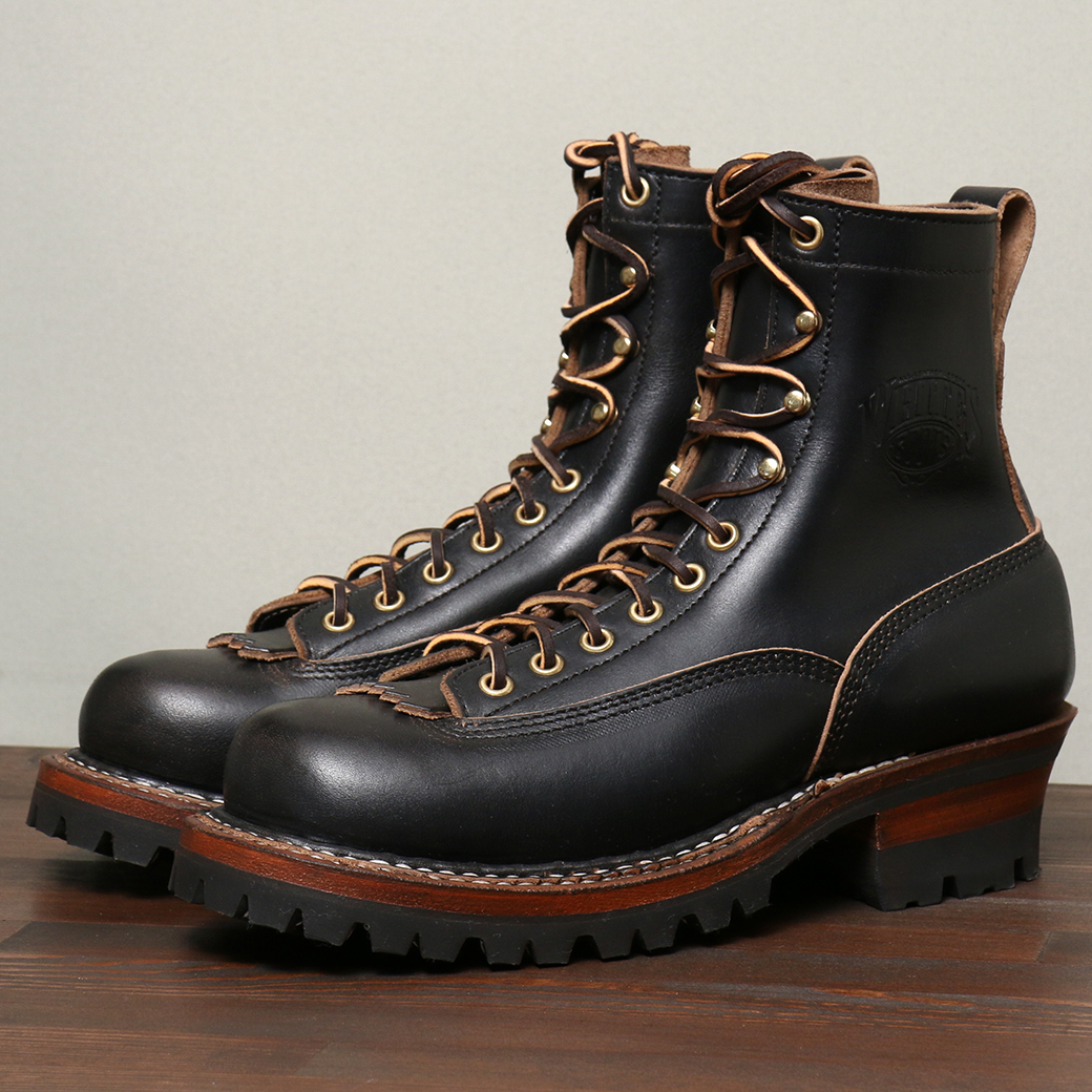 ホワイツ] WHITE'S BOOTS Smoke Jumper LTT Black Chromexcel CUT-OFF