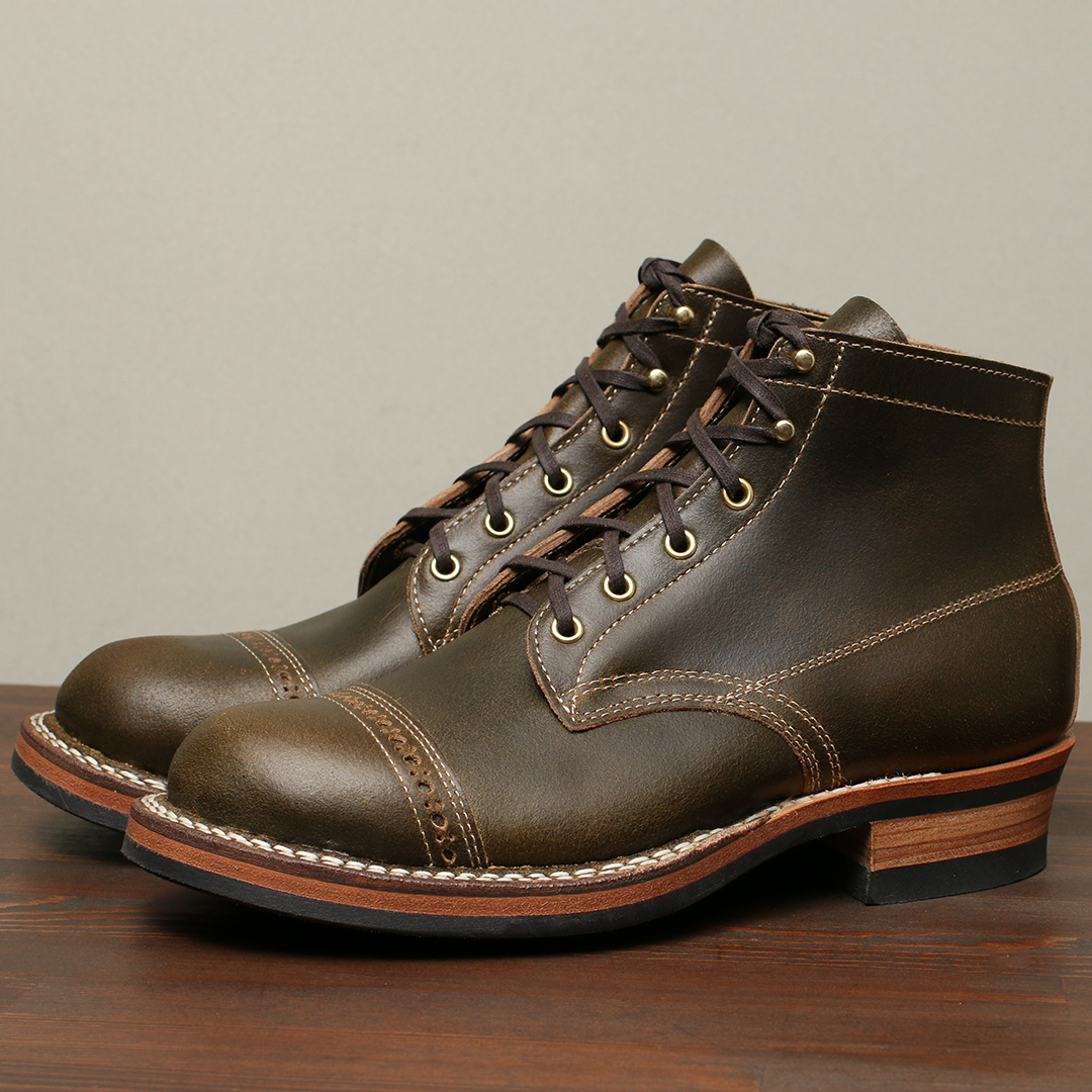 ホワイツブーツ] WHITE'S BOOTS SEMI DRESS オリーブグリーン ワックス