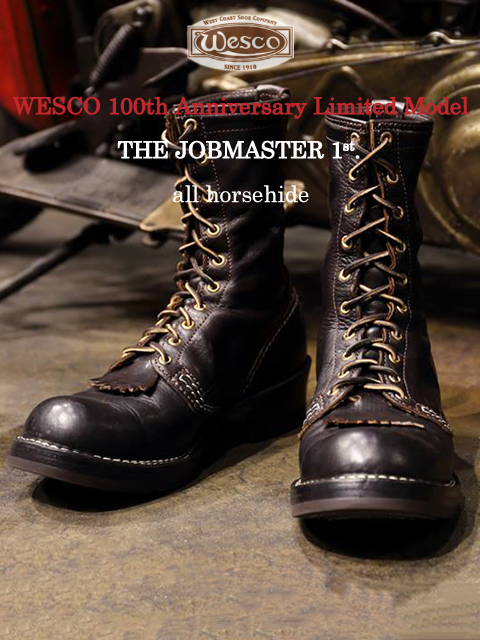 WESCO 100th Anniversary Limited Model JOBMASTER 1st All Horsehide
