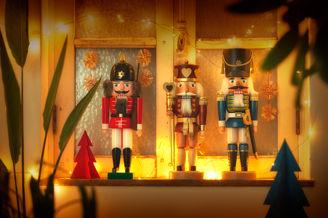 くるみ割り人形 兵隊 青