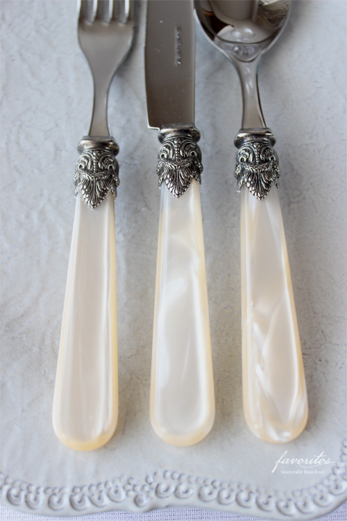 EME（エメ）｜Napoleon カトラリー〈パールアイボリー〉 テーブル