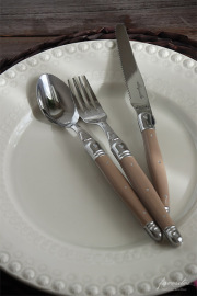 Jean Dubost(ジャン・デュボ)｜ライヨール カトラリー3点セット(キャビア)