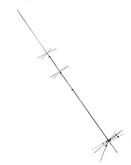 第一電波工業 CP6S 3.5/7/14/21/28/50MHz帯グランドプレーンアンテナ