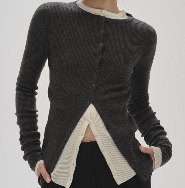 todayful Silkwool Knit Cardigan