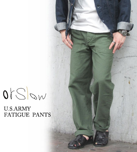 オアスロウ orslow メンズ ファティーグパンツ US ARMY FATIGUE PANTS