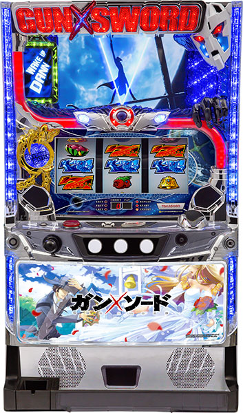 高砂 ガン×ソード 中古パチスロ実機 [8ch対応] A-SLOT
